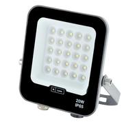 M Ledme - Projecteur Led Napoli Plus 20W, 2400 lumens, IP65 Dimmable, Lumière neutre (4000k), éclairage extérieur. Utilisation pour jardin, patios, parking, hôtel, bâtiments etc.