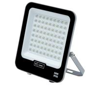 M Ledme - Projecteur Led Napoli Plus 50W, 6.000 lumens, IP65 Dimmable, Lumière neutre (4000k), éclairage extérieur. Utilisation pour jardin, patios, parking, hôtel, bateaux etc. LM6808