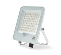 M Ledme - Projecteur LED Napoli Plus Blanc 50W, Protection IP65, Intensité variable de la lumière froide à la lumière chaude 2700K-6500K, Pour utilisation dans les jardins, terrasses, hôtels.