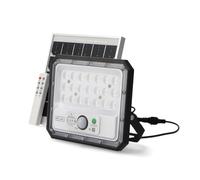 M Ledme - Projecteur LED solaire Aras avec capteur 50W, couleur de lumière froide (6000k), IP65, éclairage extérieur, pour utilisation dans les jardins, terrasses