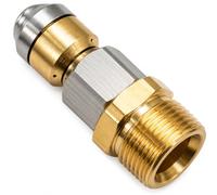 M&M Smartek Buse de nettoyage rotative avec filetage extérieur M22 x 1,5 pour nettoyeur haute pression Kärcher & Kränzle WAP Alto, Kränzle, Nilfisk, etc.