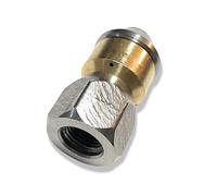 M&M Smartek buse rotative 1/8 pour Kärcher/Kränzle, taille 045, compatible | Buse rotative en acier inox/laiton pour nettoyage de canalisations; vérifier filetage, taille de jet et pression.