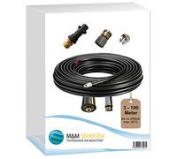 M&M Smartek flexible canalisation 100 m, 200 bar, pour Kärcher, baïonnette | Kit déboucheur avec flexible, adaptateurs et buses selon variante; contrôler raccords, pression et contenu avant achat.