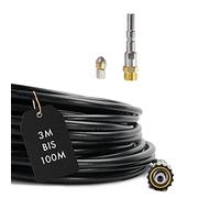 M&M Smartek flexible canalisation 5 m compatible avec Nilfisk/KEW, M22 AG | Flexible déboucheur souple pour canalisations et évacuations; contrôler raccord, longueur, buses et pression avant achat.