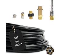 M&M Smartek flexible canalisation compatible avec Nilfisk/KEW, 2 buses | Flexible déboucheur souple pour canalisations et évacuations; contrôler raccord, longueur, buses et pression avant achat.