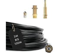 M&M Smartek flexible canalisation pour Kärcher, M22 IG 1/8, buse rotative | Kit déboucheur avec flexible, adaptateurs et buses selon variante; contrôler raccords, pression et contenu avant achat.