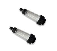 M&M Smartek Lot de 2 filtres à eau avec adaptateur rapide 3/4" pour nettoyeur haute pression, camping-car et outils de jardin tels que Kärcher Stiehl Kränzle Bosch Was Nilfisk-Alto