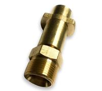 M&M Smartek raccord haute pression M22 vers baïonnette pour Kärcher | Adaptateur robuste pour systèmes haute pression compatibles; contrôler filetage, raccord, joint et appareil avant achat.