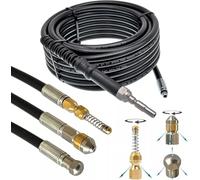 M&M Smartek tuyau canalisation 100 m D10 pour Kränzle K1050, buse rotative | Flexible déboucheur souple pour canalisations et évacuations; contrôler raccord, longueur, buses et pression avant achat.