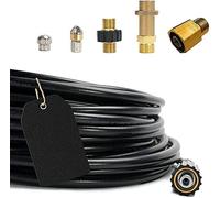 M&M Smartek tuyau déboucheur 15 m, kit 6 pièces, pour Kärcher/Kränzle | Kit déboucheur avec flexible, adaptateurs et buses selon variante; contrôler raccords, pression et contenu avant achat.