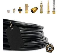 M&M Smartek tuyau déboucheur 60 m, kit 9 pièces, pour Nilfisk/KEW, M22 IG | Kit déboucheur avec flexible, adaptateurs et buses selon variante; contrôler raccords, pression et contenu avant achat.