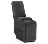 M MCombo Accessoire de canapé de rechange - Console pour canapé électrique 2 places - 7009 - Espace de rangement et porte-gobelet - Gris