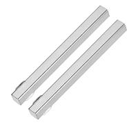 M METERXITY 2-Pack Tige De Poignee De Porte, 3 x 0.3 Inch/ 80 x 7 mm Tige Carree En Fer Pieces De Remplacement Pour Poignee De Porte Pour Poignee De Fenetre[Ton Argenté]