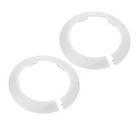 M METERXITY 2-Pcs Cache-Tuyau Décoratif Pour Flange Water Pipe White | Cache-Tuyau D'Évacuation D'Eau Pour Radiator Pipe/Water Drain Tube, De 90mm De Diamètre Extérieur