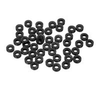 M METERXITY 60 Pcs Kit de Rondelles en Caoutchouc Assorties Noir M6, 6mm ID 13mm OD 4.5mm d'Épaisseur, Rondelles Plates en Caoutchouc pour Tuyaux de Douche/Robinets Ménagers