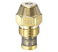 M METERXITY Buse de Remplacement à Fioul 2.25 GPH 60 Degré Laiton Jaune | Universel, Cône Solide, B, pour Chauffage, Fournaise, Système de Chauffage, Chaudière, Brûleurs Haute Pression