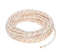 M METERXITY Corde de Démarrage de Lanceur de Recul 4,5 mm 10m Corde de Traction en Nylon Corde de Traction en Nylon Corde de Traction pour Tondeuse/Tronçonneuse [Blanc Rouge Jaune]
