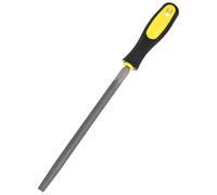 M METERXITY Lime Métallique Triangulaire 8 Pouces Lime Diamant En Acier | Haut Carbone, Lime À Main Avec Poignée En PVC, Pour Bois Métal Céramique Verre Pierre Carreau Modèle DIY Affûtage