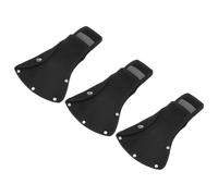 M METERXITY Lot de 3 Étui de Hachette, Étui de Hache pour Hache de 1,32 LB, Couverture de Tête de Hache à Double Pression Portable pour la Randonnée en Plein Air/Le Travail [Noir]