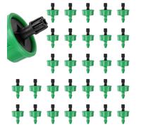 M METERXITY Lot de 30 goutteurs à compensation de pression de 1,1 GPH, émetteurs d'irrigation goutte à goutte pour systèmes d'irrigation de pelouse/plantes en pot, têtes d'arrosage goutte à goutte