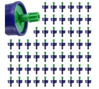 M METERXITY Lot de 60 goutteurs à compensation de pression de 0,26 GPH | Émetteurs d'irrigation goutte à goutte, têtes d'arrosage goutte à goutte pour jardin, pelouse, systèmes d'irrigation des