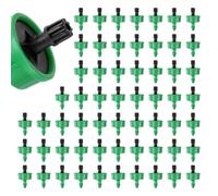 M METERXITY Lot de 60 goutteurs à compensation de pression de 1,1 GPH, émetteurs d'irrigation goutte à goutte pour systèmes d'irrigation de pelouse/plantes en pot, têtes d'arrosage goutte à goutte