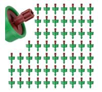 M METERXITY Lot de 60 goutteurs à compensation de pression de 2,1 GPH, émetteurs d'irrigation goutte à goutte pour systèmes d'irrigation de pelouse/plantes en pot, têtes d'arrosage goutte à goutte