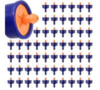 M METERXITY Lot de 60 goutteurs à compensation de pression de 3,17 GPH | Émetteurs d'irrigation goutte à goutte, têtes d'arrosage goutte à goutte pour jardin, pelouse, pots, cour