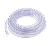 M METERXITY Tube PVC Flexible Tressé Transparent Haute Pression 3/4" ID x 1" OD, 25 Ft pour Lignes D'eau, Huile et Air