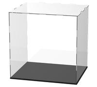 M METERXITY Vitrine En Acrylique Transparent, 30 x 25 x 30 cm Assemblage Boite En Acrylique Transparent Anti-Poussiere Pour Figurines/Modeles/Statues/Objets Collection/Poupees/Jouets