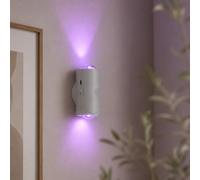 M mimotec -Applique LED Blanche RGB avec Détecteur de Mouvement, Sans Fil, Batterie 1200mAh, Fixation Magnétique, Détection 2m, IP20, pour Placards, Couloirs, Escaliers et Entrées