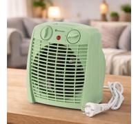 M mimotec - Chauffage soufflant électrique Green Comfort 2000W Mimotec, chauffage d’appoint portable au sol, double puissance 1000/2000W, faible niveau sonore <53 dB, IP20, pour pièces jusqu’à 20 m²