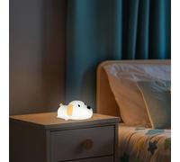 M mimotec - Lampe de chevet tactile LED Dogg pour enfants, température chaude (3000K) + température froide (6000K), Design créatif et finition opale. Idéal pour les enfants. LM9208