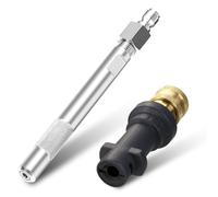 M MINGLE Buse Chimique Longue Portée, Compatible avec Kärcher K2-K7 | Embout et Adaptateur pour Nettoyeur Haute Pression, Acier Inoxydable, Raccord Rapide 1/4", pour K2 K3 K4 K5 K6 K7,Orifice 3,0