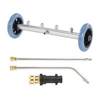 M MINGLE Nettoyeur Sous Voiture avec Rallonges, pour Kärcher K2-K7, 40 cm | Nettoyeur Dessous de Caisse pour Nettoyeur Haute Pression, Raccord Rapide 1/4", 280 bar (4000 PSI)