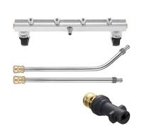 M MINGLE Nettoyeur sous Voiture Haute Pression, Compatible Kärcher K2-K7 | Nettoyeur de Dessous de Caisse avec 2 Rallonges, Lance de Lavage Angulaire à 45°, Raccord Rapide 1/4", 280 bar