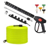 M MINGLE Tuyau de nettoyeur haute pression et kit de pistolet | Raccord M22-14 mm de rechange pour Ryobi, Simpson, Craftsman, idéal pour voiture, allée, terrasse et ménage