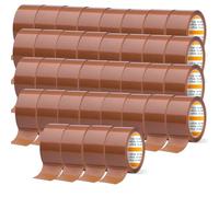 m-office Ruban adhésif marron d'emballage, Rouleau de ruban adhésif pour emballage de boîtes, Expédition, déménagement et artisanat, Sceau sûr et résistant (36 unités, 48 mm x 30 m)
