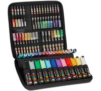 [M POSCA/60 001] uni-ball Marqueur à pigment , mallette de 60 pièces assorties