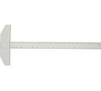 Règle té, longueur de mesure: 750 mm, bleu transparent