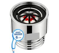 M. ROSENFELD HOME Limiteur de débit de douche 6 l/min - Insert d'économie d'eau pour douche, économiseur d'eau pour douche avec raccord G1/2, économiseur d'eau de douche pour économiser de l'eau