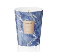 M&SENSE Bougie parfumée 400g|Brise marine|75h de combustion |Bougie Decorative naturelles en cire de soja|Aromathérapie relaxante|Cadeau pour femme & homme,Modern Marble Jar