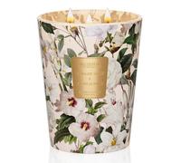M&SENSE Bougie Parfumée Ambre Jasmin, 990g Grande Aromathérapie 3 Mèches, 150 Heures Cire de Soja Naturelle, Décoration de Salon, Cadeau de Crémaillère pour Homme et Femme