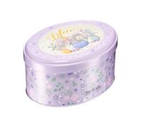 M&SENSE Bougie Parfumée Lilas 2 Mèches, 340g Cire de Soja Naturelle Printemps, Boîte Ovale Métallique Fleurs, Bougie Végane Cadeau Femme Maman Fête des Mères Anniversaire