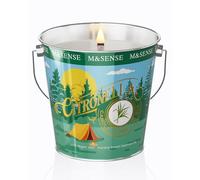M&SENSE Bougie Parfumées Citronnelle Eucalyptus | Bougie en Cire Naturelle 220h, Aroma Purifiant pour Salon, Chambre & Yoga - Idée Cadeau Zen pour Détente et Méditation