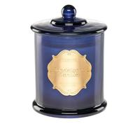 M&SENSE Bougie parfumées dans un verre en bois de santal à la vanille - Longue durée de combustion de plus de 60 heures - Bougie en cire de soja - Cadeau de décoration d'intérieur pour femme