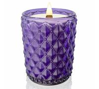 M&SENSE Grande Bougie Parfumée 500g|Agrumes et lavande| avec Mèche Crépitante|Longue Durée de Combustion 100 Heures|Cadeaux Pour Femmes