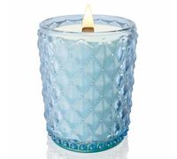 M&SENSE Grande Bougie Parfumée 500g|Poire et freesia| avec Mèche Crépitante|Longue Durée de Combustion 100 Heures|Cadeaux Pour Femmes