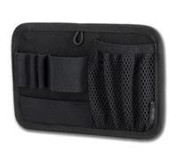 M-Tac Panneau de Rangement modulaire pour clés et EDC en Cordura 1000D, Compatible avec Les Sacs à Dos Molle, Fixation Velcro, Insert Multifonction Tactical Gear pour Outils, Noir