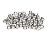 M10X1.25 50 Pièces Inserts Filetés Mâle Femelle Outil de Réparation D'écrou Réducteur Fixation en Acier Inoxydable M10X1.25 Inserts Filetés (2.5D)